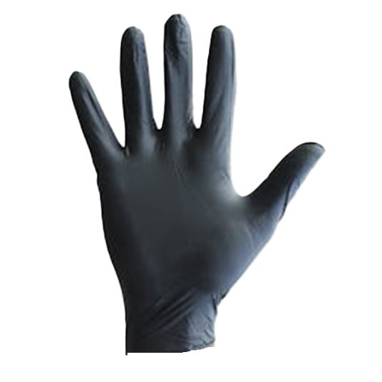 CRNA NITRIL (T) RUKAVICA BEZ PUDERA 100/1 VEL. S