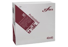 CELTEX, SALVETA 40X40 BELA INFIBRA 50/1