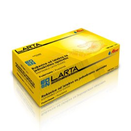 LATEX RUKAVICE BEZ PUDERA VELIČINA L 100/1 (LARTA)